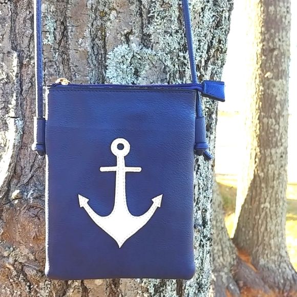 Anchor mini crossbody bag w/cell phone pocket NWT ✨Host Pick✨ - Picture 6 of 8